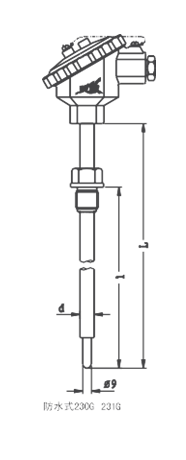Fixed Thread Type Thermocouple
