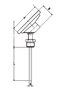 135 Type Bimetallic Thermometer
